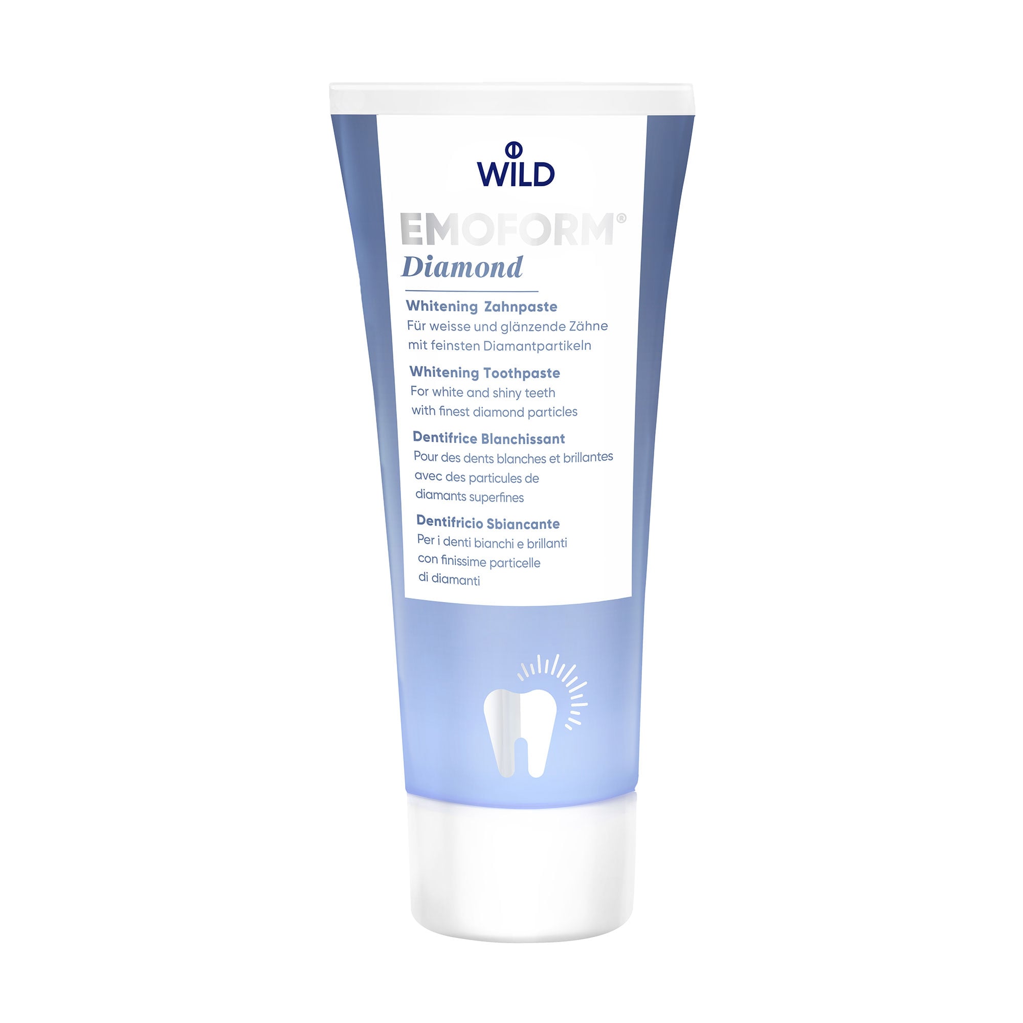 Відбілювальна зубна паста Dr. Wild Emoform Diamond, 75 мл